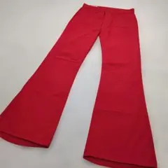 ✨70s 80s！Vintage BIGJOHN ベルボトム w72 赤のサムネイル