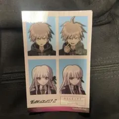 ダンガンロンパ　　証明写真風ステッカー 苗木誠 霧切響子