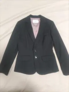 事務服　ENJOY テーラードジャケット サイズ9 号　黒