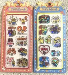 アクリルシールLINE FRIENDSブラウンミニオン　OKNO thanks