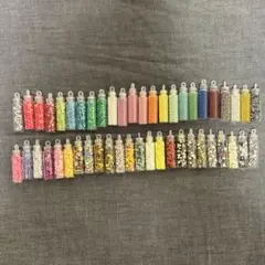 【未使用】ビーズ・スパンコールセット 48個セット レジン ネイル