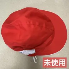 ラビットキャップ 赤 Lサイズ 体操帽子　紅白帽