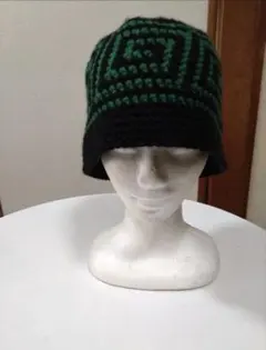 クラッシャー ハット クロシェハット ニット帽 ビーニー
