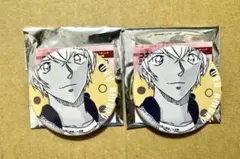 名探偵コナン　公式アプリ　缶バッジ　安室透　降谷零　2点セット