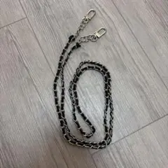 スマホショルダーストラップ ブラックゴールド