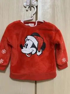 ミッキーマウス 赤 フリース セーター 90cm