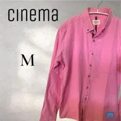 cinema メンズ長袖シャツ M ピンク