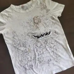 希少 RED VALENTINO アリス3D アートワークデザイン半袖Tシャツのサムネイル
