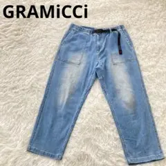 グラミチ ルーズテーパード パンツ デニム L ストレッチ