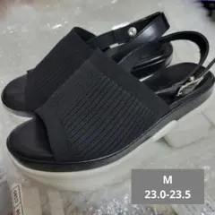 ニットアッパーサンダル