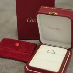 [Cartier] Pt950 クラシックリング 49号のサムネイル