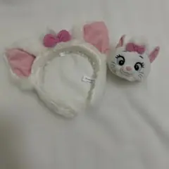 マリー 耳カチューシャ　キーホルダーセット