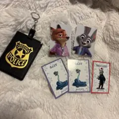 ズートピア 2 カードホルダー カード　 ニック　ジュディ　映画特典