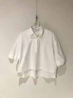 SUIT SELECT 半袖ワイシャツ Mサイズ 白 ホワイト レディース