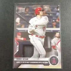 大谷翔平 2021 Topps Now 2本塁打でMLB本塁打トップに躍り出る
