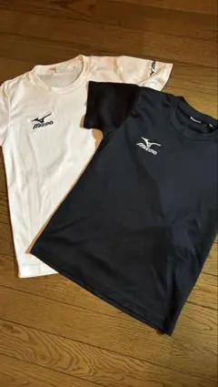 Mizuno Tシャツ 2枚セット ホワイト ブラック　140