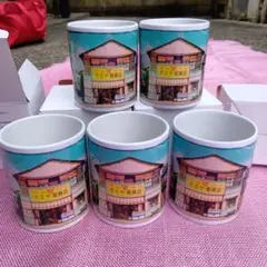 新品　ナミヤ雑貨店の奇跡　店舗イラストの陶器マグカップ5個セット