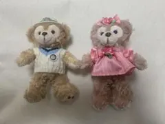 ダッフィー&シェリーメイ ぬいぐるみバッチ