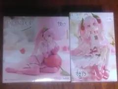桜ミク フィギュア2個セット DESKTOPCute ぬーどるストッパー2025