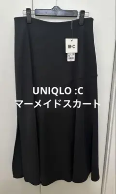 ら*ん様 ユニクロ :C マーメイドスカート ブラック 70