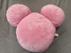 ミッキー型クッション（ピンク）