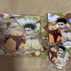 鬼滅の刃　銀だこ　アクリルスタンド　缶バッジ　悲鳴嶼　行冥