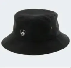 ミッキーマウス バケットハット 58cm 黒