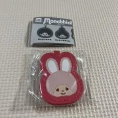 monchhichi レザー調キーホルダー
