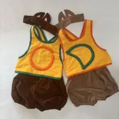 ディズニー　ハロウィン　チップとデール　コスチューム　キッズ　110