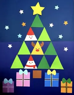 壁面飾り　クリスマス　冬　保育　壁面