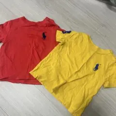 Ralph Lauren Tシャツ 12M イエロー レッド 2枚セット