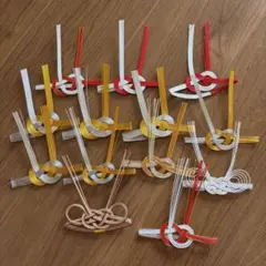 水引セット 多様な色と形状