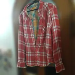 お値下げいたしました。‼️チェック 　　Lサイズ　　リバーシブル