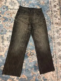 MORGAN HOMME Blue Check Straight Jeans - メルカリ