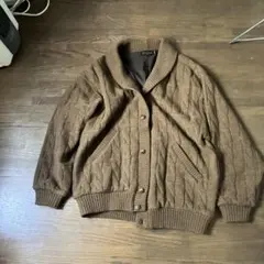 EX-Club ブラウンカーディガン Lサイズ