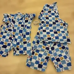 ミキハウス ホットビスケッツ 甚平 2点セット
