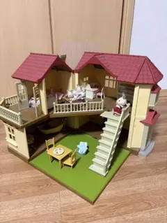 シルバニアファミリー あかりの灯る大きなお家セット-まとめ売り