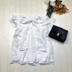 【にんじんちゃん様専用】INGNI イング　2WAYリボンジャガードブラウス