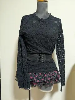 フェアリーグランジバレエコア姫y2kレーストップス