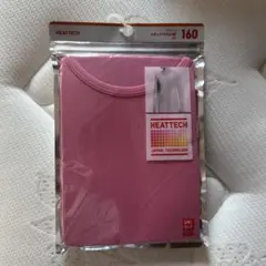 UNIQLO HEATTECH UネックT 160 ピンク