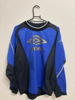 umbro ピステ・ウィンドブレーカー 青黒