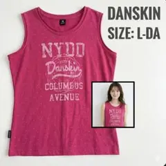 ダンスキンDANSKIN タンクトップ L-DA ピンクドットロゴスポーツ ヨガのサムネイル