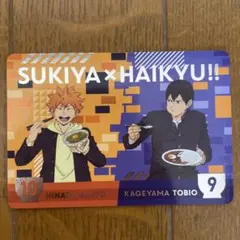 ハイキュー すき家 コラボ 日向翔陽 影山飛雄