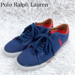 美品✨Polo Ralph Lauren キャンバススニーカー 26cmのサムネイル