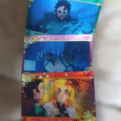 鬼滅の刃 アニメイラストカード 3枚セット