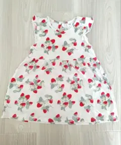 H&M ベビー ワンピース いちご柄 80cmのサムネイル