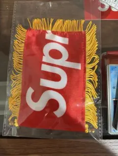 Supreme ミニフラッグ 旗 レッド