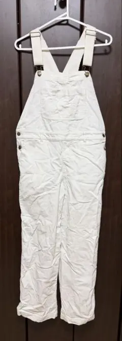 サロンペットオーバーオール　（デニム/ホワイト）