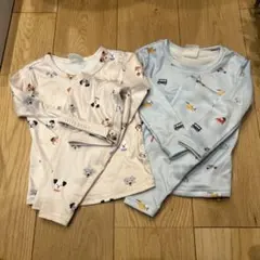 SHEIN 犬柄 車柄　長袖パジャマ 18-24M 90cm セット