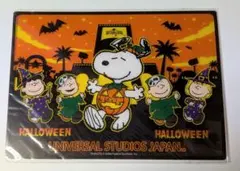 スヌーピー　USJ　ハロウィン　下敷き　未使用
